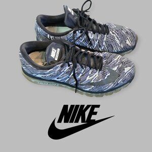 Nike Air Max  Vapormax Oreo Zebra Print Casual Lace Up  Sneakers Shoes Mens 11.5